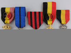 Belgium, Kingdom. A Lot Of Medals And Awards
