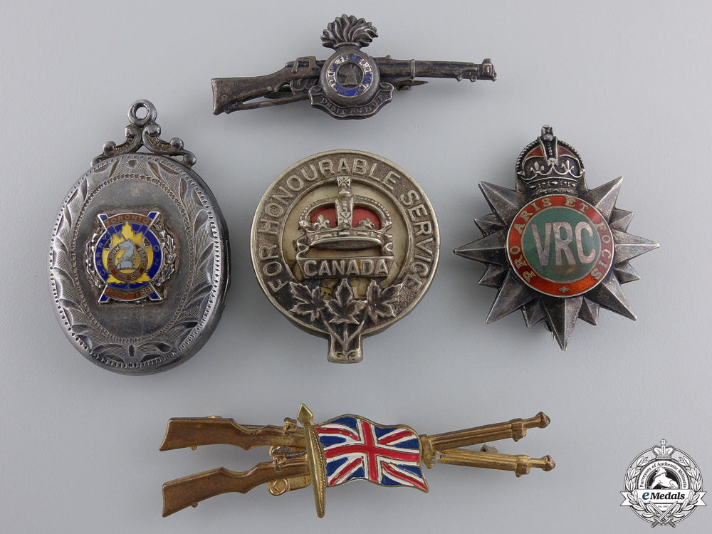 five_first&_second_war_canadian_badges&_pins_five_first___sec_5512d2147f441