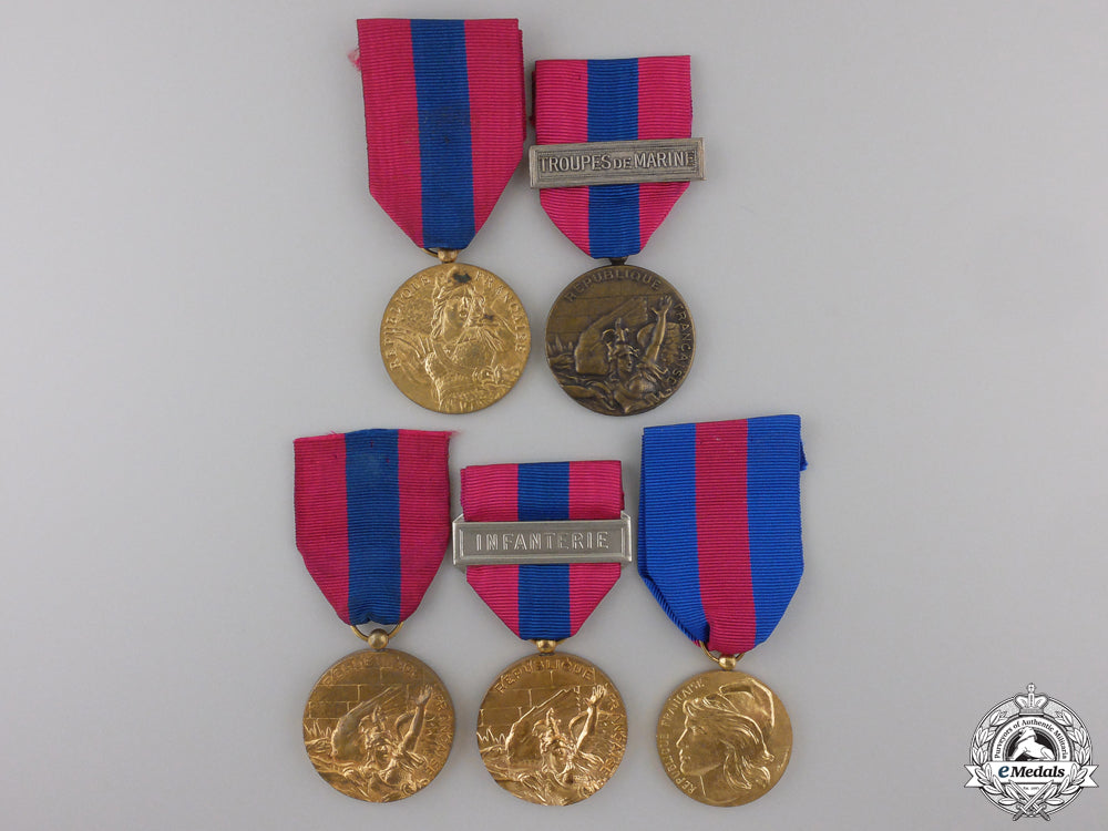 five_french_medals_and_awards_five_french_meda_554a5f0ac9681
