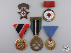 Five Republic Of Hungarian Medals & Awards