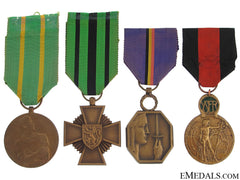 Four Belgian Medals