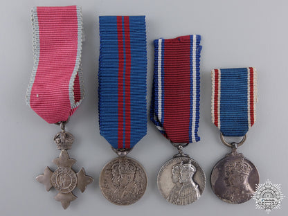 four_miniature_british_orders_and_medals_four_miniature_b_54eb43aef099f