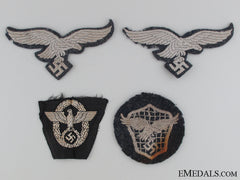 Four Pieces Of Cloth Insignia