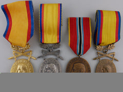 Four Romanian Loyalty & Jubilee Medals
