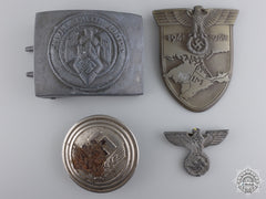 Four Second War German Awards, Badges, And Insignia