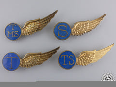 Four Second War Royal Netherlands Naval Air Service Badges