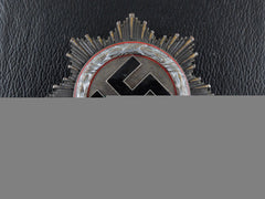 A German Cross In Silver By Zimmermann With Case