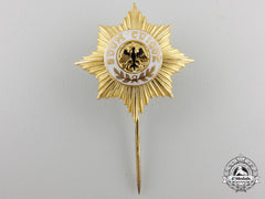 A Miniature Order Of The Black Eagle Breast Star Pin