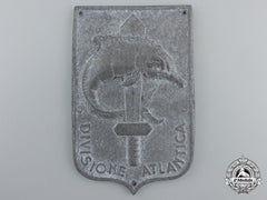 A Second War Italian Atlantic Division "Divisione Atlantica" Naval Badge
