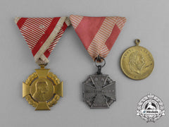 Three Austrian Medals And Awards