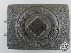A Police Enlisted Aluminum Buckle, Marked R S & S