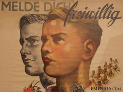 Feldenherrnhalle Panzer Grenadier Division Recruiting Poster