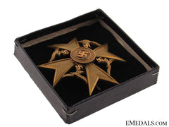 Spanish Cross In Bronze - In Box Of Issue