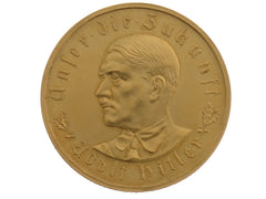 Solid Gold Ah Medallion 1933