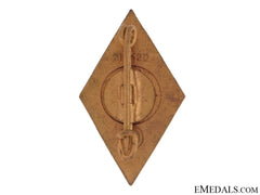Golden Hj Badge