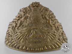 A Victorian 12Th (The Prince Of Wales's) Royal Regiment Of Lancers Helmet Plate, C. 1860S