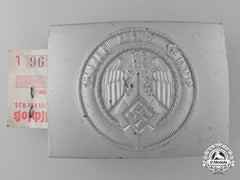 A Mint Hj Belt Buckle By Gustav Emil Ficker With Rzm Control Tag