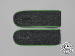 A Pair Of Wehrmacht Gebirgsjäger/Mountain Troops Em’s Shoulder Boards