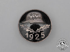 Germany, Wiemar Republic. A 1925 Der Stahlhelm (Steel Helmets) Veteran’s Association Membership Badge
