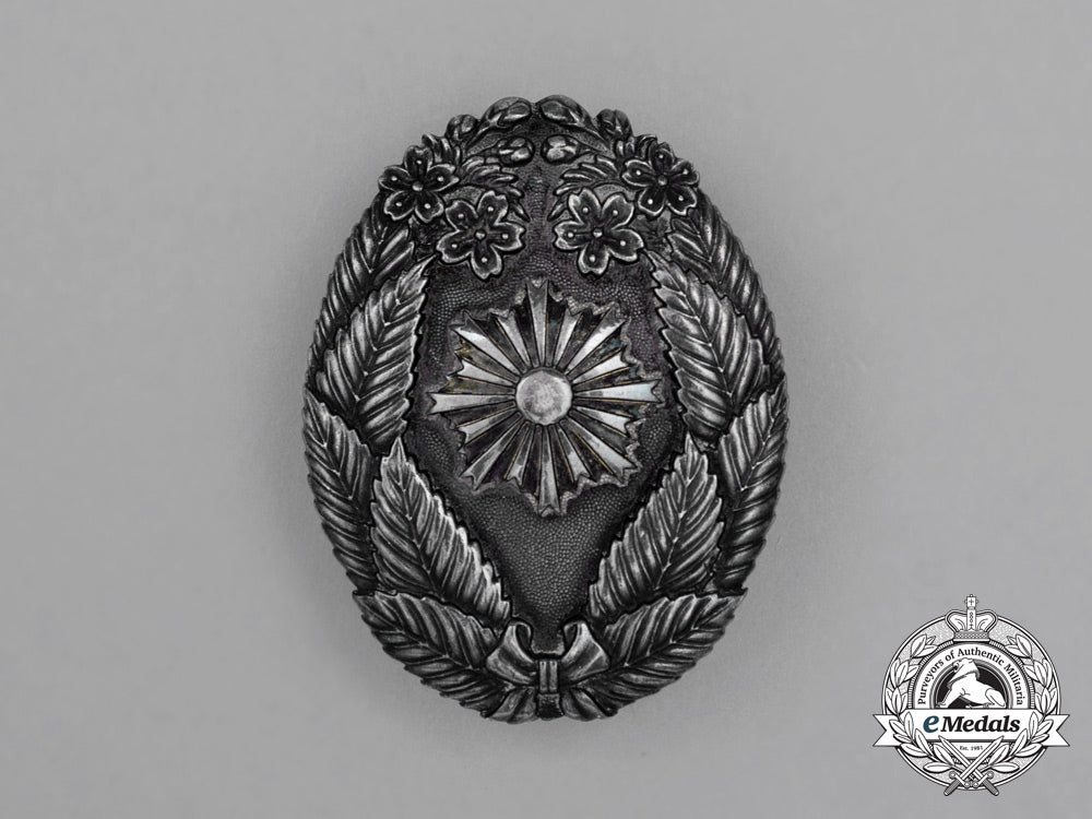 japan,_imperial._a_fire_brigade_merit_badge_in_silver_i_179_1