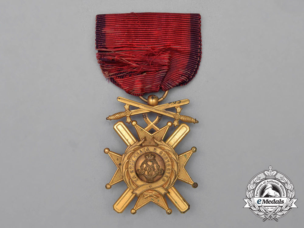 serbia,_kingdom._a_cross_of_takovo_with_swords,_fifth_class_knight,_c.1900_i_265_1_1_1_1_1