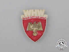 A Third Reich Period Whw “The People Help Themselves” Fundraiser Donation Badge
