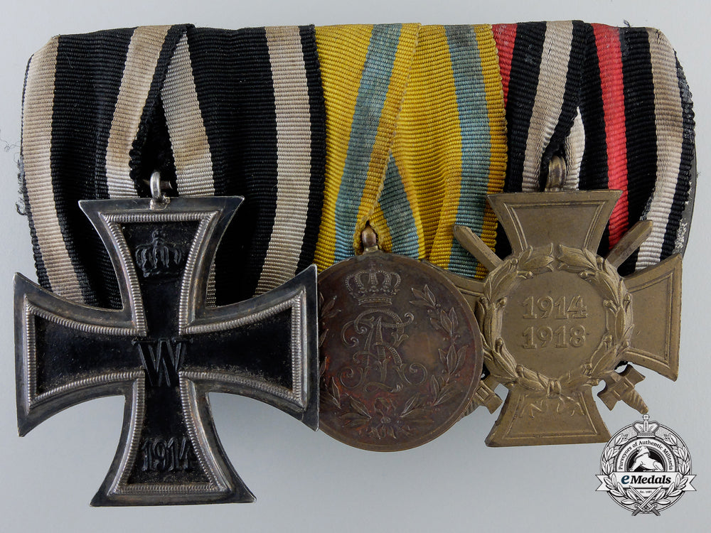a_first_war_prussian&_saxon_medal_bar_i_826