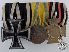A First War Prussian & Saxon Medal Bar