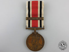 A Special Constabulary Long Service Medal With Great War Bar
