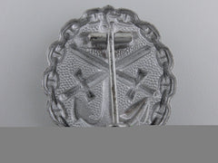 A Naval Wound Badge; Silver Grade