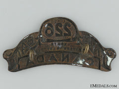 Wwi 226Th Infantry Battalion "Men Of The North" Shoulder Title