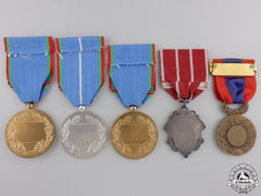 Five French Tourism And Sport Medals