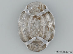 Wwii Croatian Home Army Em Cap Badge