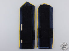 A Pair Of Hj Marine Unit Shoulder Straps; Rzm Tagged