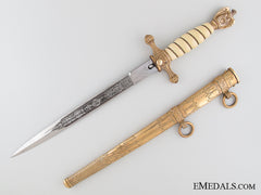 Naval Officer's Dagger By Carl Eickhorn Solingen