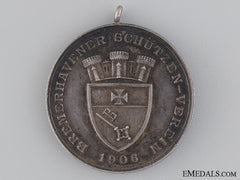 A 1906 Bremerhaven Shooting Club Medal,