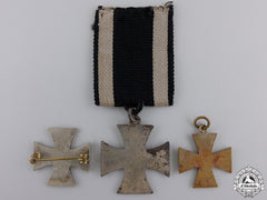 Three Iron Cross 1914 Badges And Pins