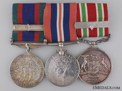 A Rcaf & Opp Long Service Medal Group To Corporal Mckillop