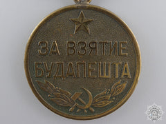 A Soviet Medal For The Capture Of Budapest;  Variation 1
