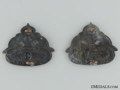 204Th Battalion (Toronto Beavers) Collar Badges Cef