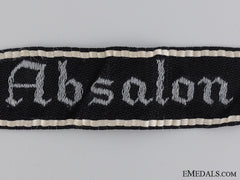 A Danish Schalburg Corps Company Cufftitle; Absalon