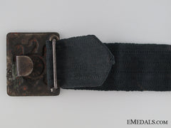 Fascist Falangist Youth Belt With Buckle