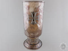 A 1943 Luftwaffe Honor Goblet To Ju88 Pilot Downed Over Tunisia