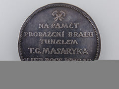 A 1930 T.g. Masaryk-Bralsky Railway Tunnel Medal