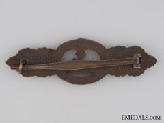 Submarine Clasp; Bronze Grade Marked Schwerin