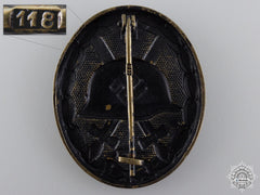 A Second War Black Grade Wound Badge By August Menze
