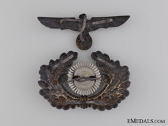 An Early Army Visor Wreath And Cockade With Eagle