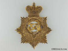 53Rd Sherbrooke Battalion Of Infantry Officer's Helmet Plate, C. 1880