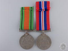 Two Second War British Issued Service Medals