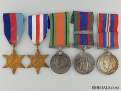 A Second War Canadian Medal Group To Private Charles Hamilton